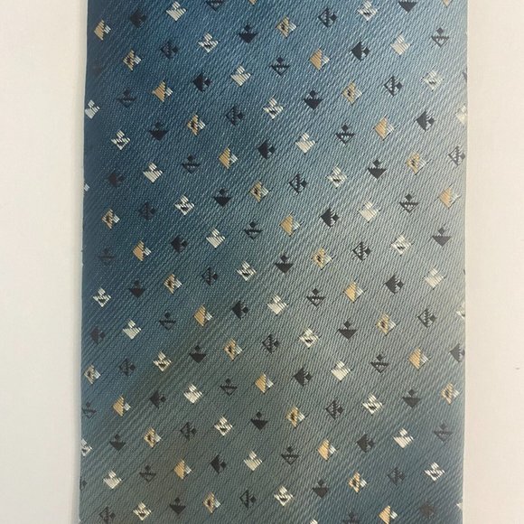 Wembley Neckties Lot of 3 Vintage Polyester Blend Red Blue Mens Ties - Picture 4 of 10